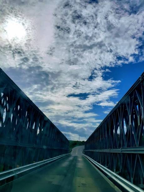 istock Bridge on a country road 1262278767