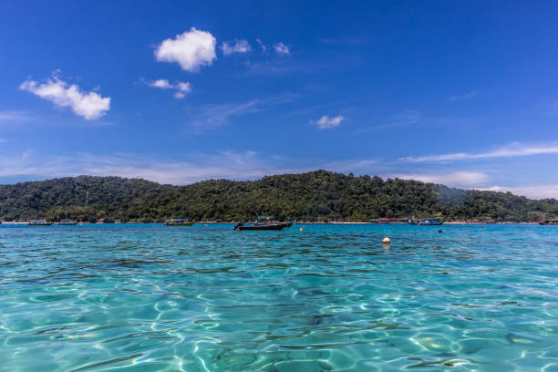 istock Blue sky and beautiful ocean 1262280983