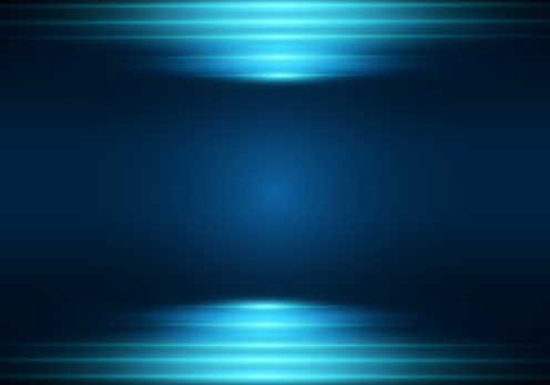 Neon background. Illustration with blue light effect.