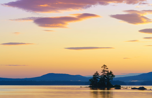 Millinocket Lake at Sunrise. Maine