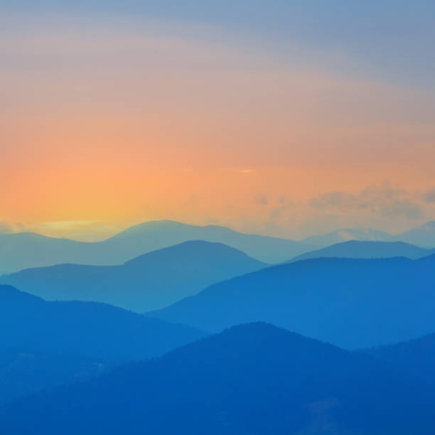 istock blue mountain silhouette at the dusk 1262284278