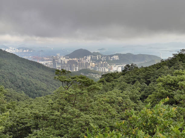istock Panoramic view from Tai Mo Shan, Hong Kong 1262285793