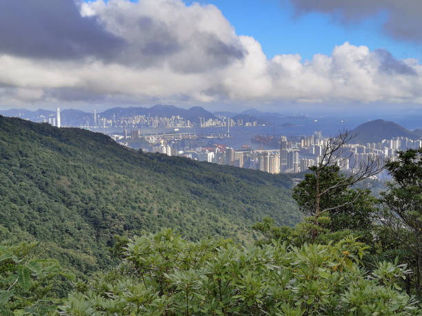 istock Panoramic view from Tai Mo Shan, Hong Kong 1262286315