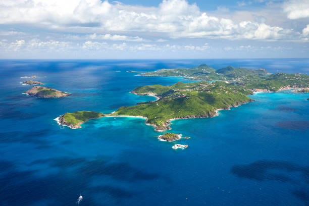 istock Aerial view of St. Barthelemy 1262286800