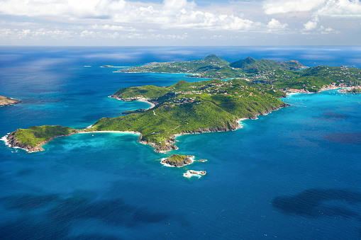 Aerial view of St. Barthelemy