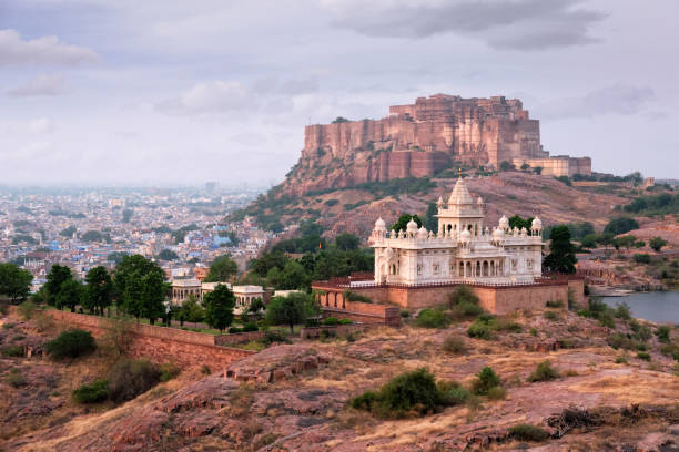 istock Jaswanth Thada mausoleum, Jodhpur, Rajasthan, India 1262291912
