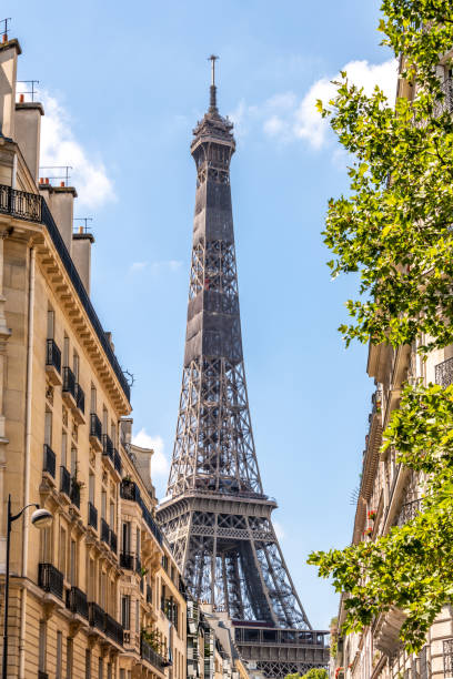 istock The Eiffel Tower from a residential street in Paris 1262297252