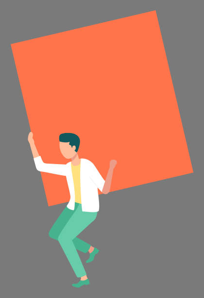 istock Smart Male Wearing Light Green Pants And Orange Shirt 1262300047