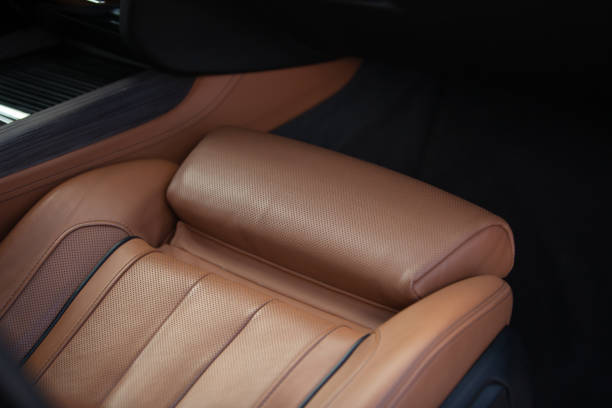 istock Car leather seats sport style 1262300288