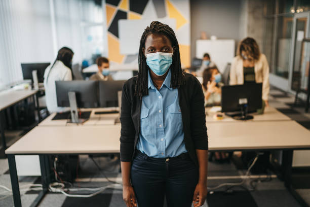 istock Confident business woman in modern office 1262301438