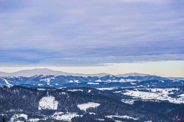 istock Beautiful panorama of mountain slopes 1262302419