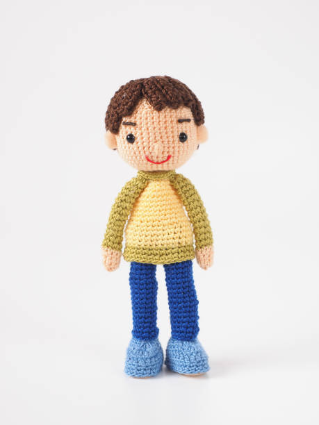 istock Small and cute Amigurumi doll 1262304297