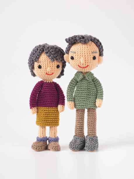 istock Small and cute Amigurumi doll 1262304306
