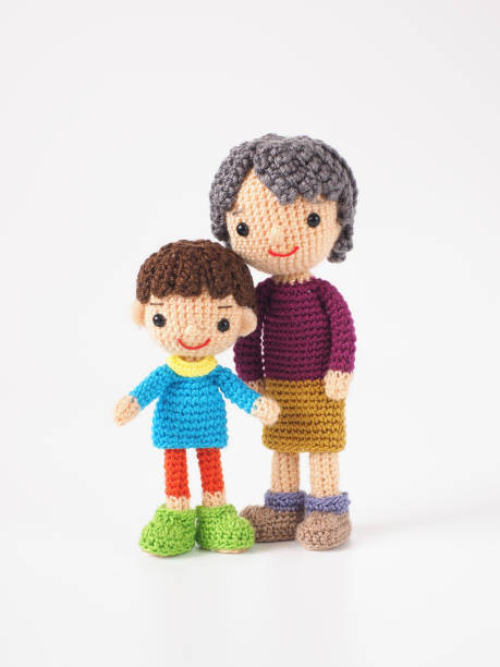 istock Small and cute Amigurumi doll 1262304362