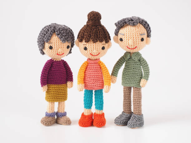 istock Small and cute Amigurumi doll 1262304425