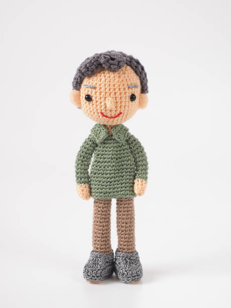 istock Small and cute Amigurumi doll 1262304459