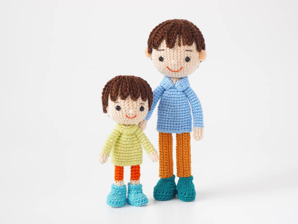 istock Small and cute Amigurumi doll 1262304522