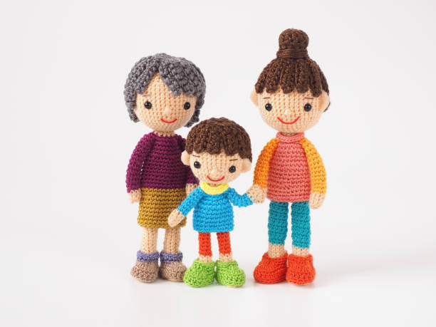 istock Small and cute Amigurumi doll 1262304537
