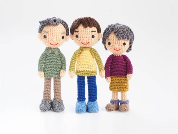 istock Small and cute Amigurumi doll 1262304577