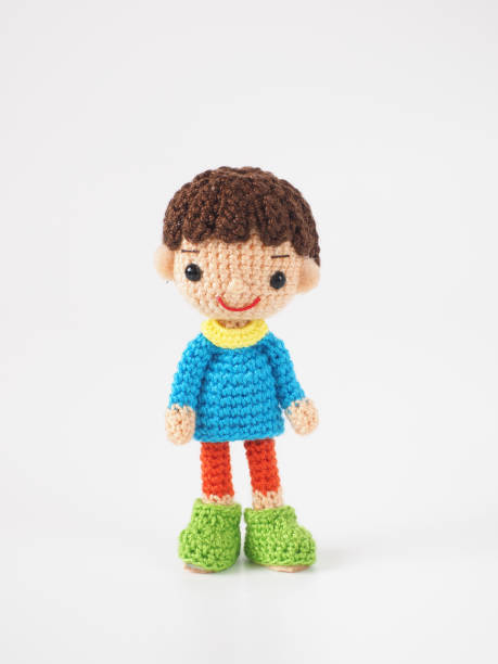 istock Small and cute Amigurumi doll 1262304590