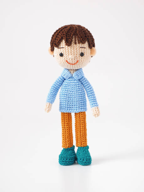 istock Small and cute Amigurumi doll 1262305159