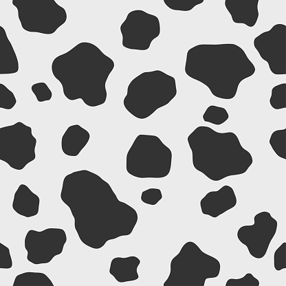 Ilustración de Patrón De Vaca Blanca Y Negra Sin Costuras Se Puede Utilizar  Para Fondo De Pantalla Rellenos De Patrones Fondo De Página Web Texturas De  Superficie Vector y más Vectores Libres