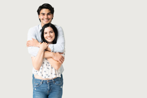 istock Smiling Good Looking Couple In Casuals 1262313427