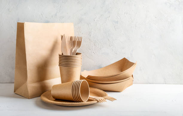 istock Eco friendly fast food containers 1262318945