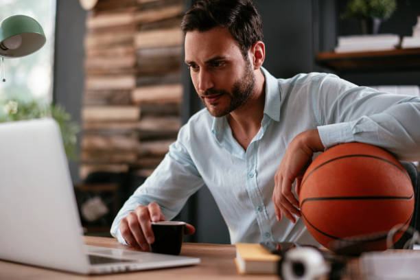 istock Businessman having a video call on laptop. 1262331489