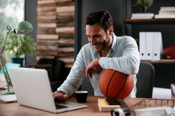 istock Businessman having a video call on laptop. 1262331490