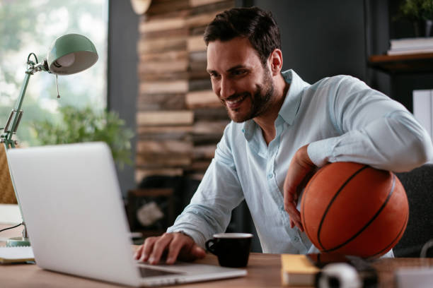 istock Businessman having a video call on laptop. 1262332223