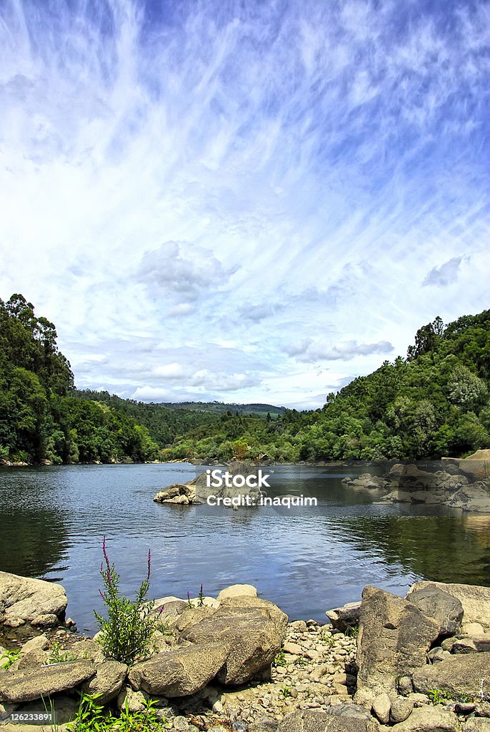 Minho Rio, a norte de Portugal. - Royalty-free Ao Ar Livre Foto de stock