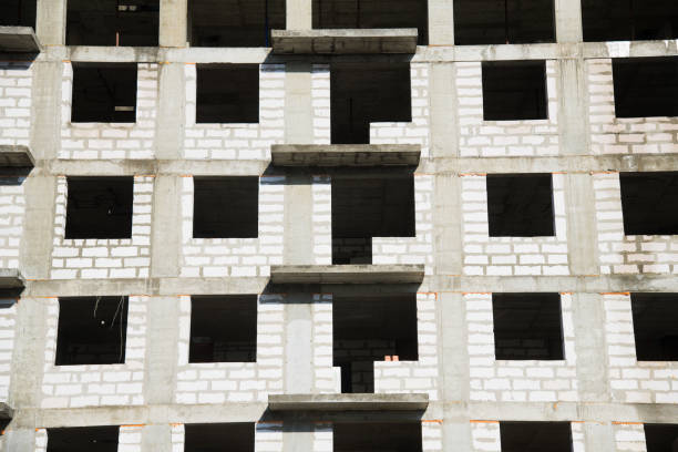 istock Construction of multi-storey residential building 1262339964