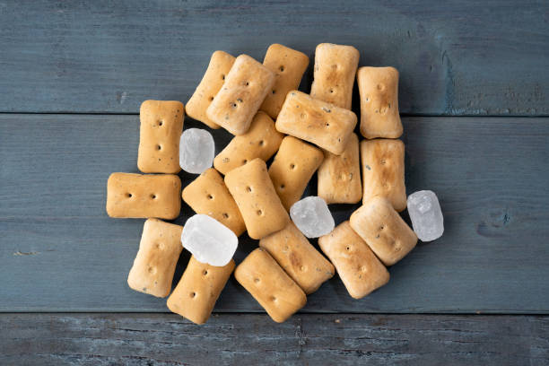 istock hard tack on a wooden table 1262341160