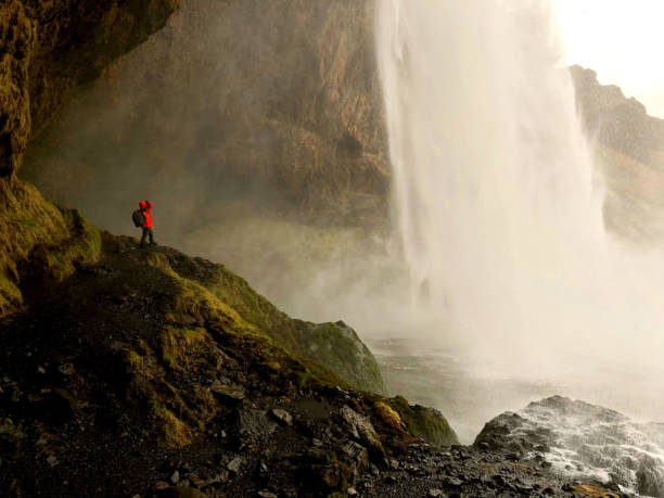 istock Tourist at Seljalandsfoss, Iceland 1262346289