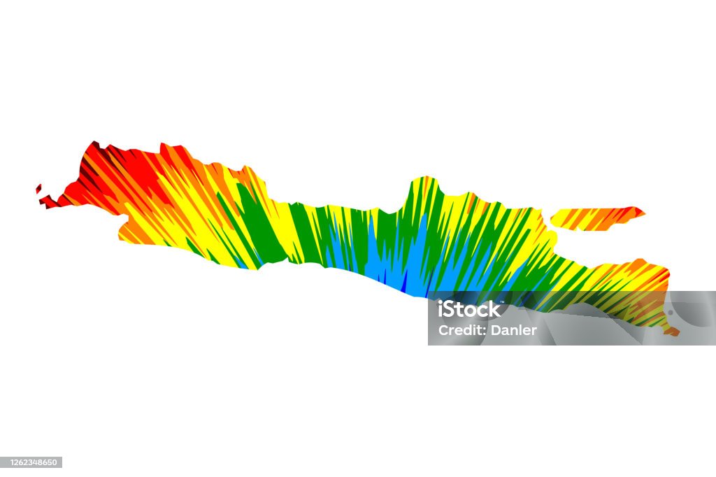 Java Map Is Designed Rainbow Abstract Colorful Pattern Java Map Made Of ...