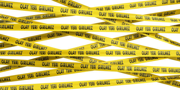 istock Crime Scene no entry Tape 1262352695