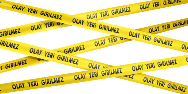 istock Crime Scene no entry Tape 1262352715