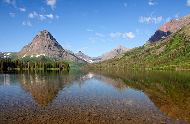 istock Reflections in an alpine lake 126235551