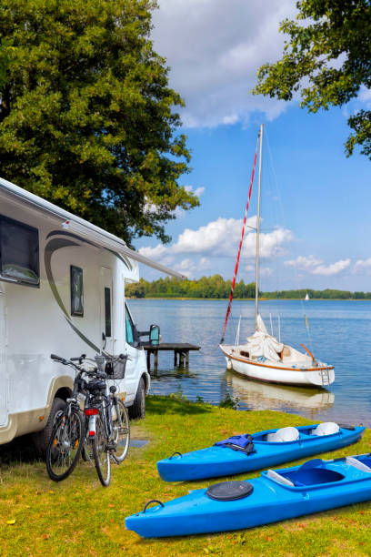 istock Vacations in Poland - active rest by the lake 1262360469