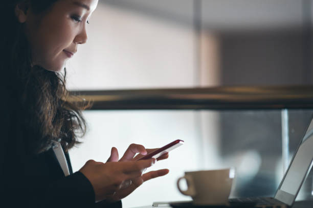istock Young businesswoman working at restaurant 1262388094