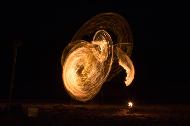 istock Fire juggler on the beach, photo 10 1262403919