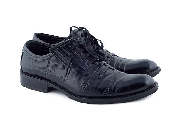 istock Men's shoes on white background. 126240689
