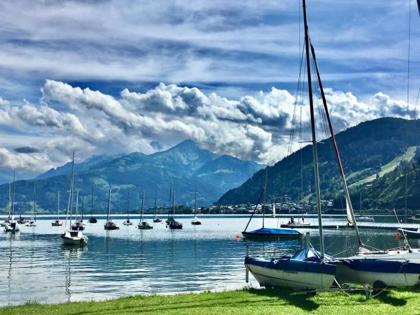 Lake Zell in the summer, Austria