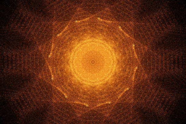 istock Mandala or sun style image digitally designed and highly detailed sand pattern. Stock photo background. 1262415309
