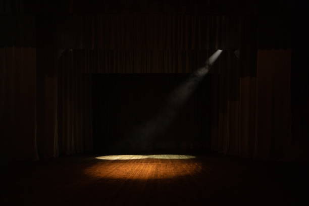 istock Stage before a performance, a curtain in a concert hall or theater. 1262418664