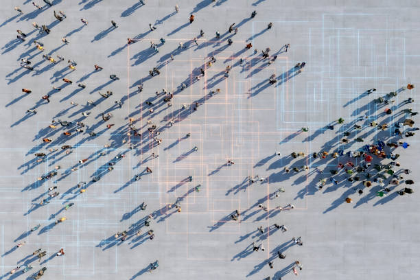 istock Group of people from above 1262418851