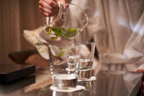 istock Refreshing drink for healthy skin on hot days 1262423466