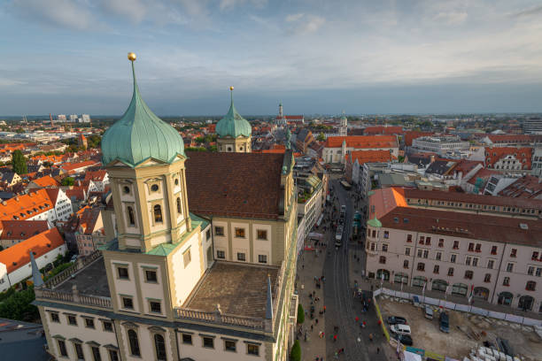 istock Augsburg, Germany Old Town Skyline 1262424957