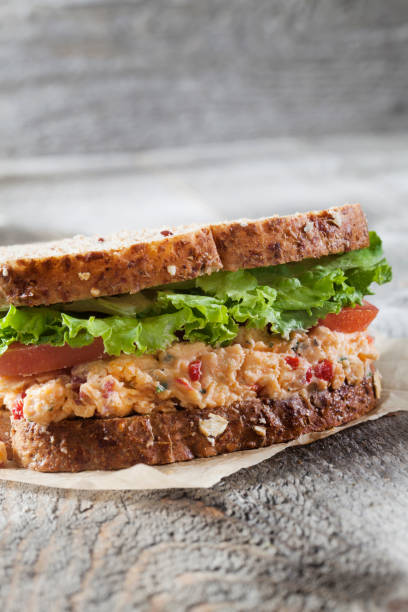 istock Pimento Cheese Sandwich with Lettuce and Tomato 1262447883
